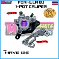 ☬ ◑ ♆ Lighten Caliper Formula 8.1 Brake Caliper with Bracket Wave 125