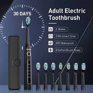 Adult Smart Electric Toothbrush, Fully Automatic Deep Cleaning, Comes With 8 Whitening Replacement B