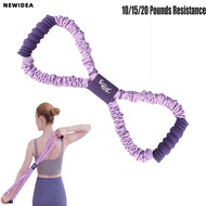 NEWIDEA 8-Line Puller, Multi-functional Elastic Band Yoga Tensioner, Portable 10/15/20 Pounds Resist