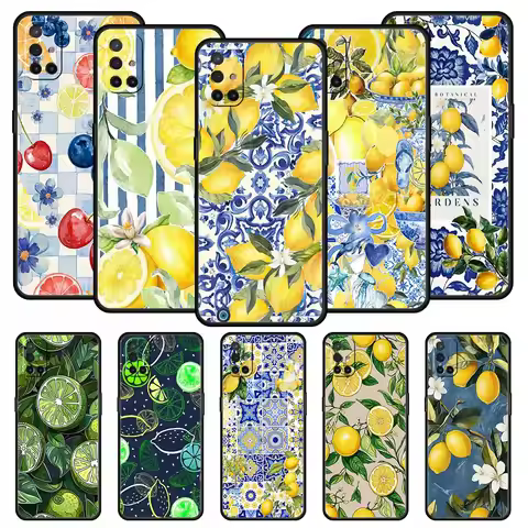 Summer Fruits Lemon Print Case For OnePlus 15 13 12 11 10 9 8 15T 13T 10T 7T Pro 13R 12R 9RT 8T Nord