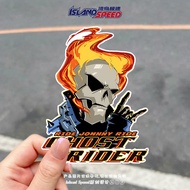 Ghost Rider Ghost Rider Car Sticker, Luggage Creative Sticker, Body Helmet Decal