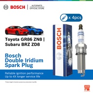 Bosch Double Iridium Spark Plug for Toyota GR86 ZN8, BRZ ZD8 2.4L (2022 - Present) | 4pcs/Set
