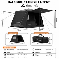 Mount peak Half-mountain Villa tents family tents camping tents folding luxury tents sun protection 