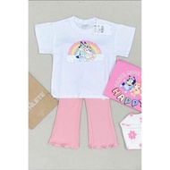 Blu3y Tshirt Wideleg Pants / Leggings
