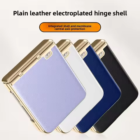 Luxury Leather Case for HONOR Magic V Flip 2 5G Official 2025 Shockproof Back Cover Hinge Folding Gl