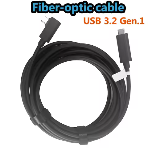 Replacement Cable for Meta Quest Link Cable 5M USB C Fiber-optic Cable for Meta Quest 2 Meta Quest 3