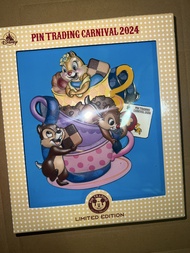 香港 迪士尼 徽章 Disney Pin 徽章交換嘉年華 Pin Trading Carnival  2024 Jumbo Pin  CHIP DALE