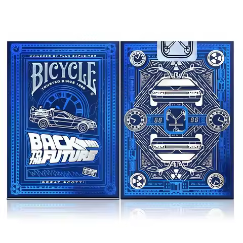 Bicycle Back To The Future Playing Cards Poker Magic Card Games Close Up Stage Magic Tricks