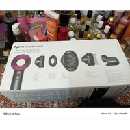 Dyson Supersonic HD07 Hair Dryer (5 Attachments) – Iron/Fuchsia Grade