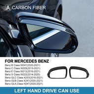 ฝาครอบกระจกกันฝนกระจกมองหลังรถ Airspeed สำหรับ Mercedes-Benz B C E Class GLB GLC W205 W213 W222 W247