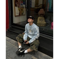 [Karve Meilleur] Streetwear Gradient Effect Long Sleeve Sweater