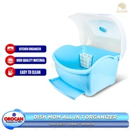 Orocan Dishrack Dish Drainer Kitchen Organizer Lagayan ng Plato Baso Spoon & Fork Cucina Uno - Gold 