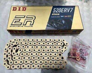 โซ่ DID 520 ERV7 120 ข้อ racing chain สำหรับ superbike race เกรดแข่งขัน สำหรับรถที่ใช้ความเร็วสูง ไม