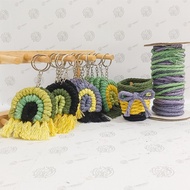 Handmade Macrame Rainbow Keychain Accessories for Keys and Bags Finnmarket Originals Limited Edition