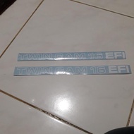 Great Corolla Greco Twin Cam 16 Efi White Sticker