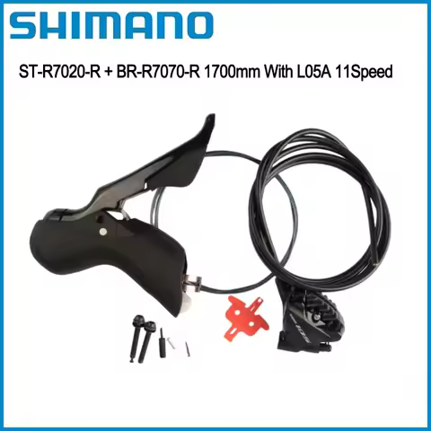 Shimano 105 ST-R7020 Only Right Dual Control Shiter 11S BR-R7070-R Rear Hydraulic Disc Brake 1700mm 