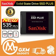 SanDisk SSD PLUS Solid State Drive Hard Drive (240GB 480GB 1TB)