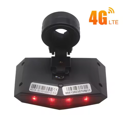 Bike Tracker Global Support 4G GPS Tracker Bike LED Light Bicycle GPS Tracker 4G GPS Locator Waterpr