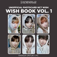 [NCT WISH] WISH BOOK VOL. 1 UNOFFICIAL PHOTOCARD