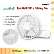 Qualitell F1 Pro Folding Mini Fan Portable Rechargeable
