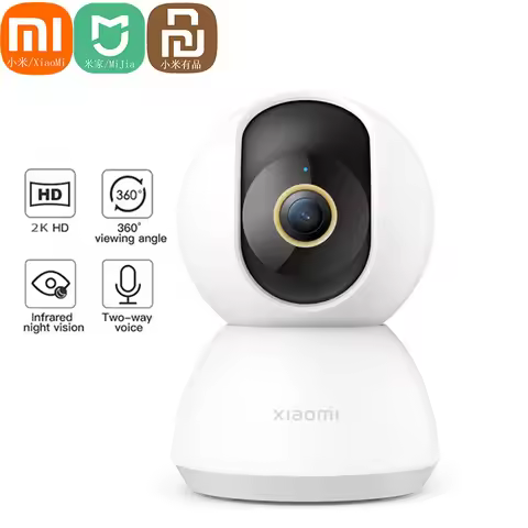 Xiaomi Mijia Smart IP Camera 2K 360° Video CCTV WiFi Night Vision Wireless Webcam Security Cam View