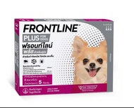 Frontline plus for dog น้ำหนัก 0-5 kg. วันหมดอายุ 05-2026 ฟร้อนท์ไลน์ พลัส สำหรับสุนัข 0-5 กก. บรรจุ