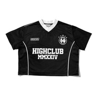 Áo thun JERSEY CROP TEE HIGHCLUB màu trắng/ hồng - NỮ