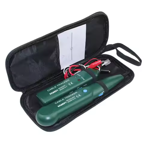 New HUAYI MS6812 Cable Tester For UTP STP Cat5 Cat5E Cat6 Cat6E RJ45 LAN Network RJ11 Telephone Wire