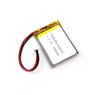 CaoDuRen Rechargeable 3.7V Li Lipo Lithium Polymer Ion Battery Pack with 2 Pin 2.0mm/1.25mm JST Conn