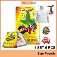 [1 SET 6PCS] BAJU/T-SHIRT PAGODA 406 100% ORIGINAL GARUDA PAGODA