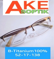 Akesoptikกรอบแว่นตาสำหรับตัดประกอบเลนส์ทุกชนิด  HORIEN b-titaniumแท้100%เท่ เบาทนใส่สบาย กรอบแว่นจากร้านแว่นโดยตรง Byศูนย์แว่นตาเอกซอพติกออนไลน์