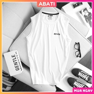 ABATI men's and women's tanktop, loose form, GYM style, soft, smooth, cool, sporty design, beautiful