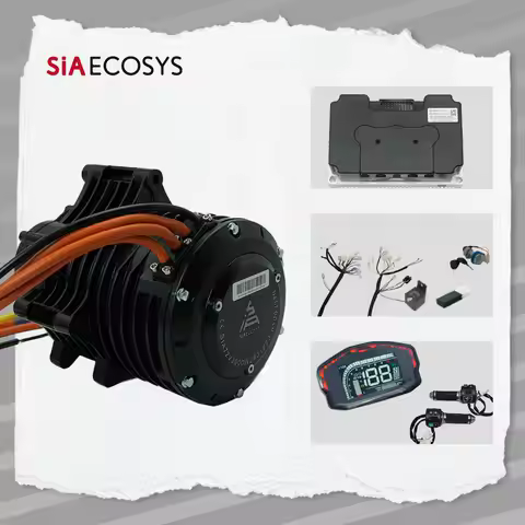 New Electric Motorcycle Kits QS 138 70H 3000W V3 PMSM Mid Drive Motor With Fardriver ND72680 Control