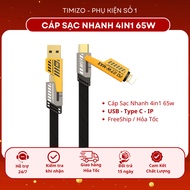 PD 27W Fast Charging Cable 4 in 1 Universal Charger, Fast Data Transfer