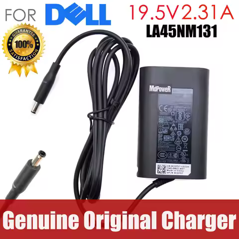 Original 19.5V 2.31A Laptop AC Adapter for Dell XPS11 XPS12 XPS13 L321X XPS P54G 9350 5580 LA45NM131