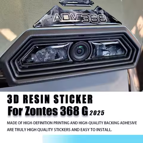 3D Epoxy Sticker Motorcycle Front Protection For Zontes 368 G 2025 Accessories 368g adv