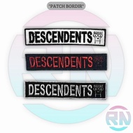 Emblem Patch Sewing Embroidery Band Descendents Logo Iron Patch Embroidery Sewing Accessories Emblem