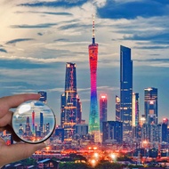 【Shipment within 24 hours‌】 kristal peti sejuk magnet bandar guangdong tempat pelancongan cenderamat