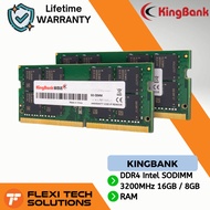 FLEXI TECH KINGBANK KDSN DDR4 3200MHZ 8GB/16GB SODIMM