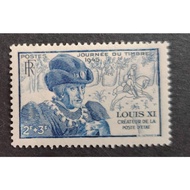 FRANCE , 1945 Charity Stamp - Louis XI, 1423-1483, MINT, COMPLETE SET