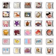 Fashion Stainless Steel Italian Modular Bracelet Diy Stretch Bracelet Italian Charm Bracelet