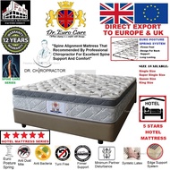 Dr. Euro Care Hotel Lux 10 Inch Euro Posture Spring Plush Top Mattress / Tilam (5 Stars Hotel Editio