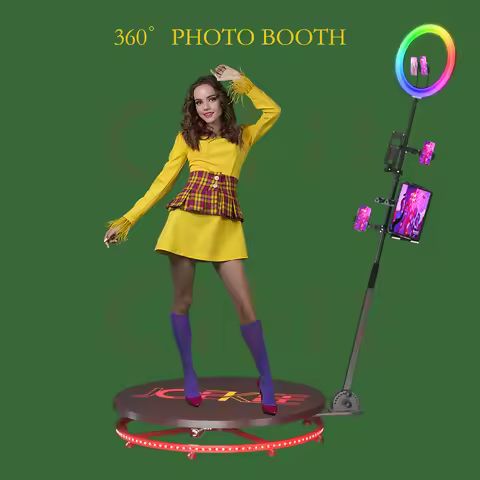 360 Photo Booth insta 360 Camera Machine For Parties With APP Software Customization Logo Automatic 