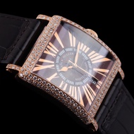 Franck Muller/6000H  SC DT R D   18KRose Gold Original Diamond Dial Roman Numerals