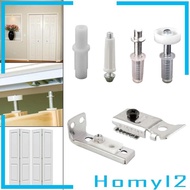 [HOMYL2] Bifold Door Hardware Set Stainless Steel Door Installation and Repair Set