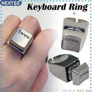 NEXTSS  Anything Rings, Decompression Metal Opening Rings, Vent Keyboard Unique Adjustable Statement