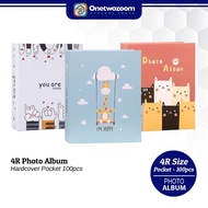 Photo Album 4R (4x6 inch) | Hardcover Pocket Album | Pocket Slot Photo Album