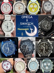 นาฬิกา OMEGA x swatch ,Moonswatch, Snoopy Moonphase ,Super Blue Moonphase ของแท้ 100% แถมฟิล์มกันรอย