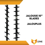 Jalousie Jalouplus 10 Blades para sa Louver Window 1 Pair