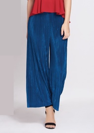 Lady Plus กางเกงพีท | Pleated Pants กางเกงอัดพีท สีฟ้า